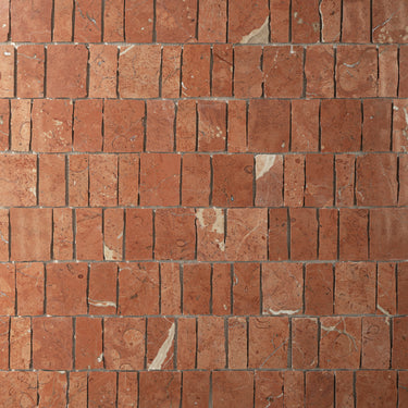Piano Rojo Alicante Marble Polished Mosaic Tile