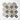 Floral Octagon | Tala Grey - Nero Marquina - Bianco Dolomite Honed Mosaic Tile