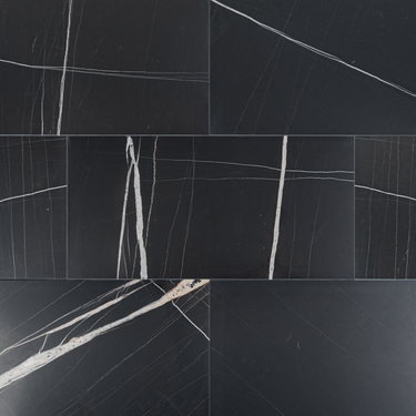 Sahara Noir Marble 12x24 Honed Field Tile