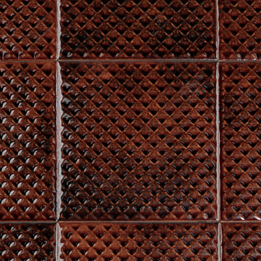 Serpente 4x4 Dark Ruby Ceramic Tile