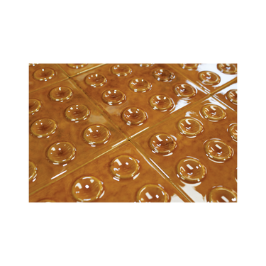 Ocropo 4x4 Circles Citron Yellow Ceramic Tile