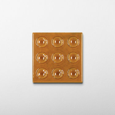 Ocropo 4x4 Circles Citron Yellow Ceramic Tile