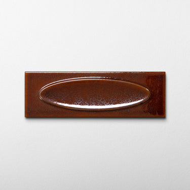 Ocropo 2.5x8 Arch Dark Ruby Ceramic Tile