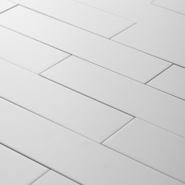 Fasi-Lunari 2.5X10 Base Chalk White Ceramic Tile