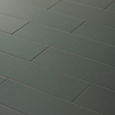 Fasi-Lunari 2.5X10 Base Sage Green Ceramic Tile