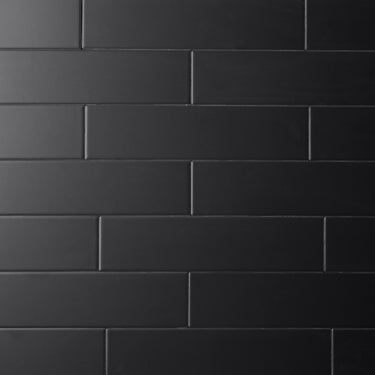 Fasi-Lunari 2.5X10 Base Coal Black Ceramic Tile