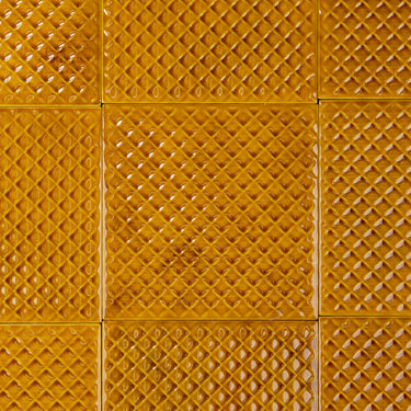Serpente 4x4 Citron Yellow Ceramic Tile