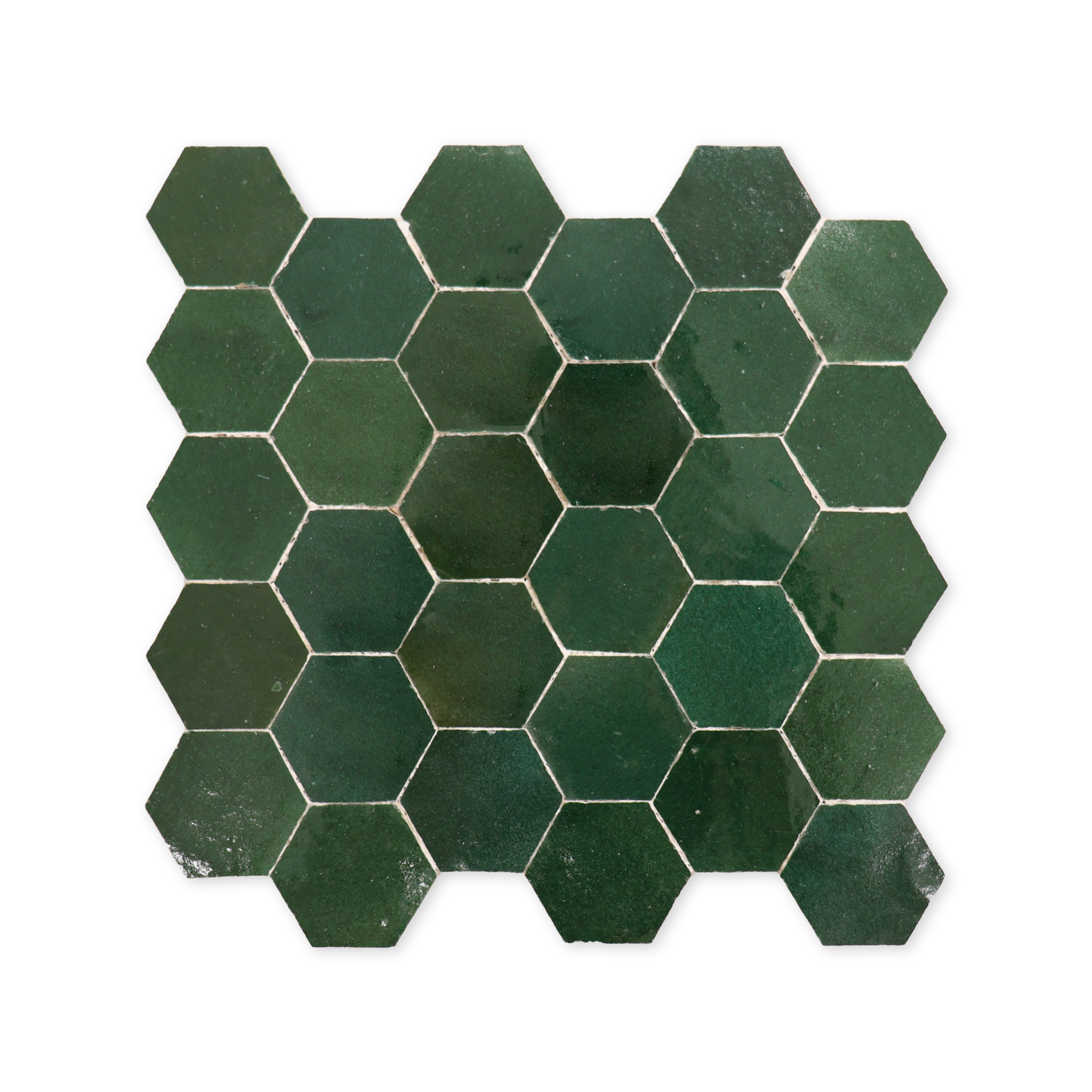 2" Hexagon Moroccan Zellige Mosaic