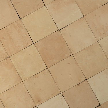 Handmade Moroccan Zellige 4x4 Raw Terracotta Tile