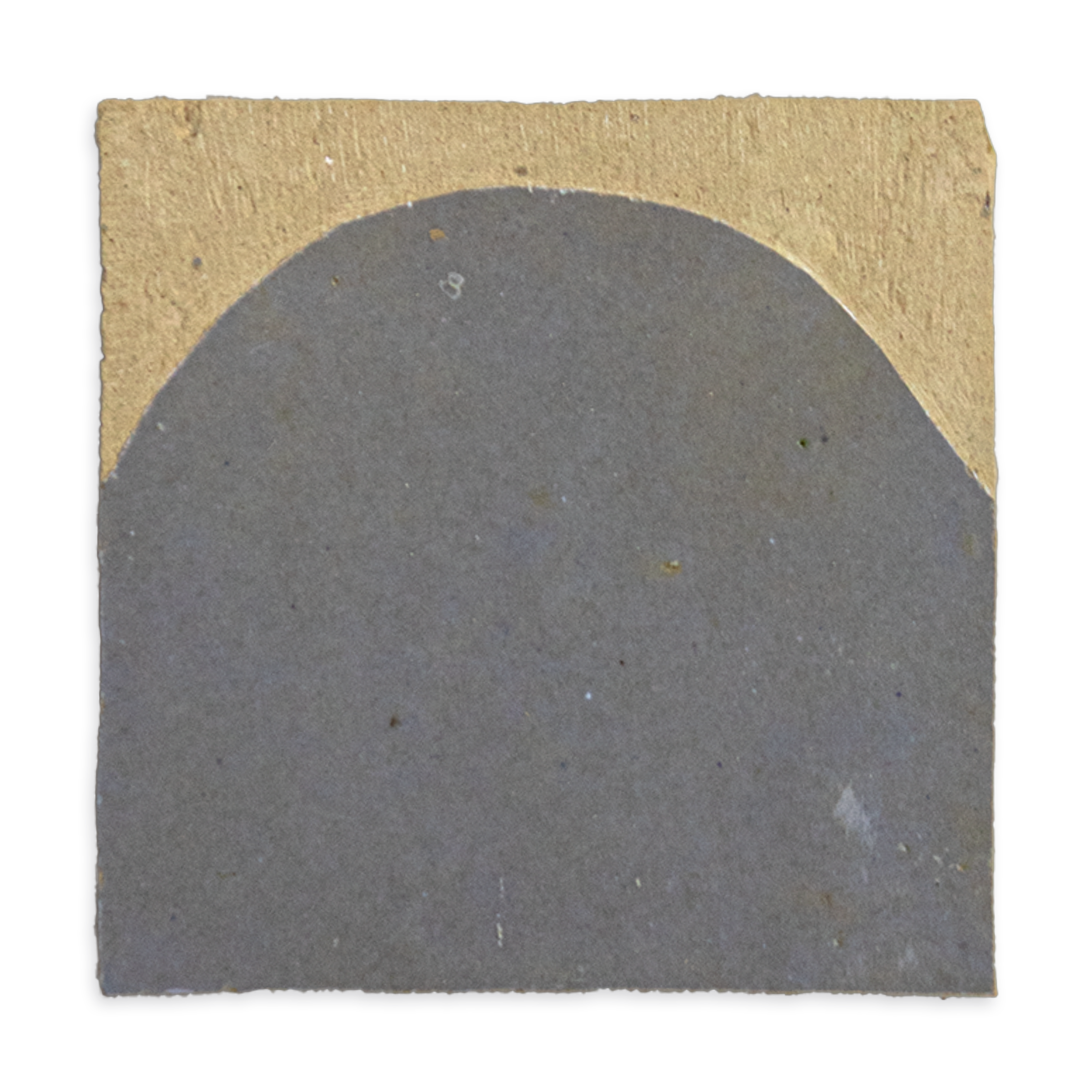 Baroque Arch 4x4 Rusted Grey Zellige Tile