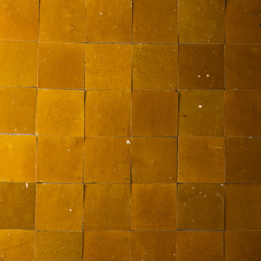 Handmade Moroccan Zellige 4x4 Caramel Terracotta Tile