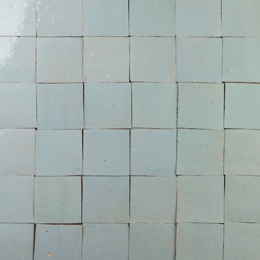 Handmade Moroccan Zellige 4x4 Dirty Martini Terracotta Tile