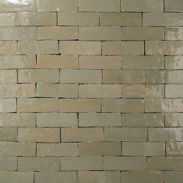 Handmade Moroccan Zellige 2x6 Pale Stone Bejmat Terracotta Tile