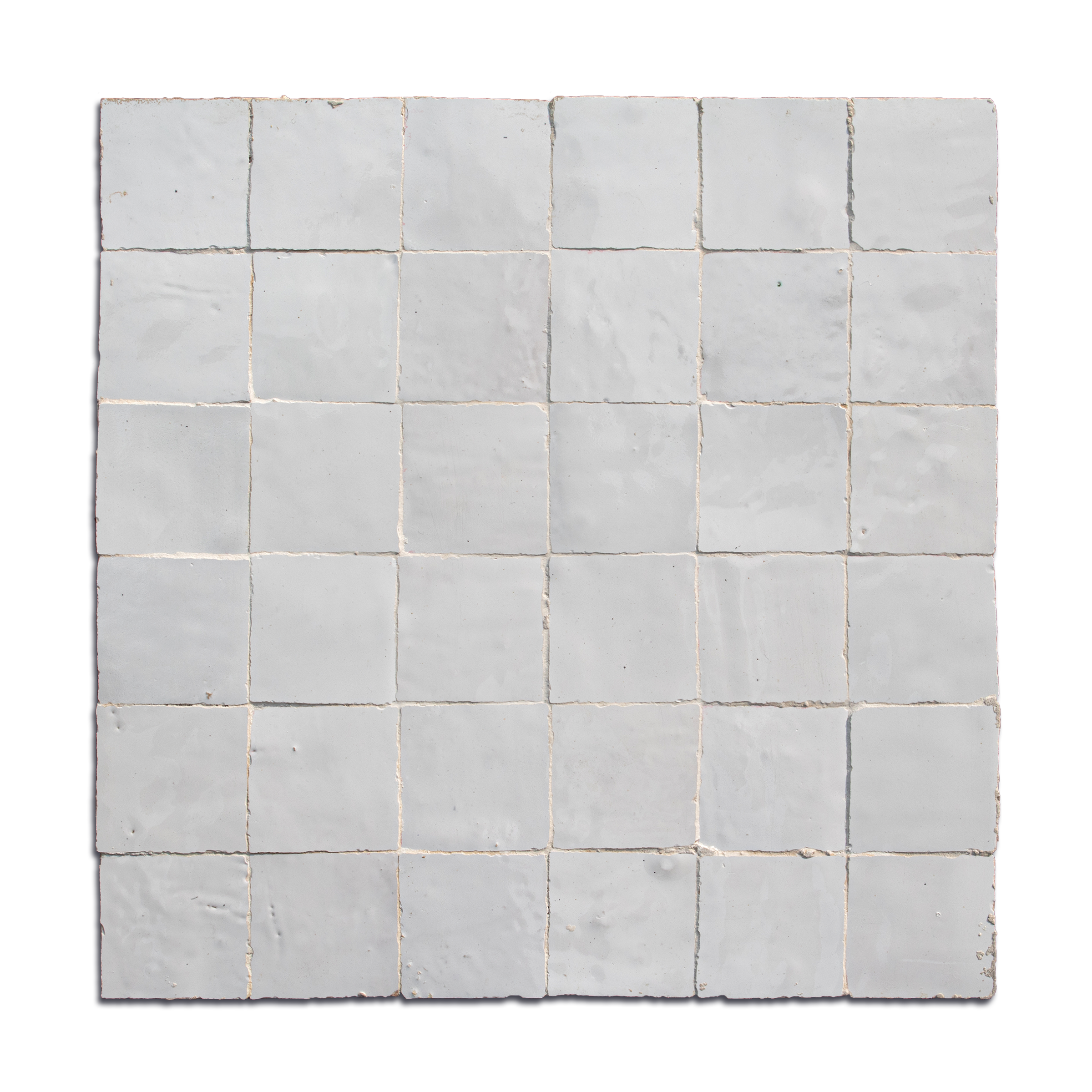 2x2 Himalayan Salt White Moroccan Zellige Mosaic