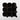 Noir Black Octagon with Noir Black Dots Moroccan Mosaic