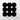 Noir Black Octagon with Himalayan Salt White Dots Moroccan Mosaic