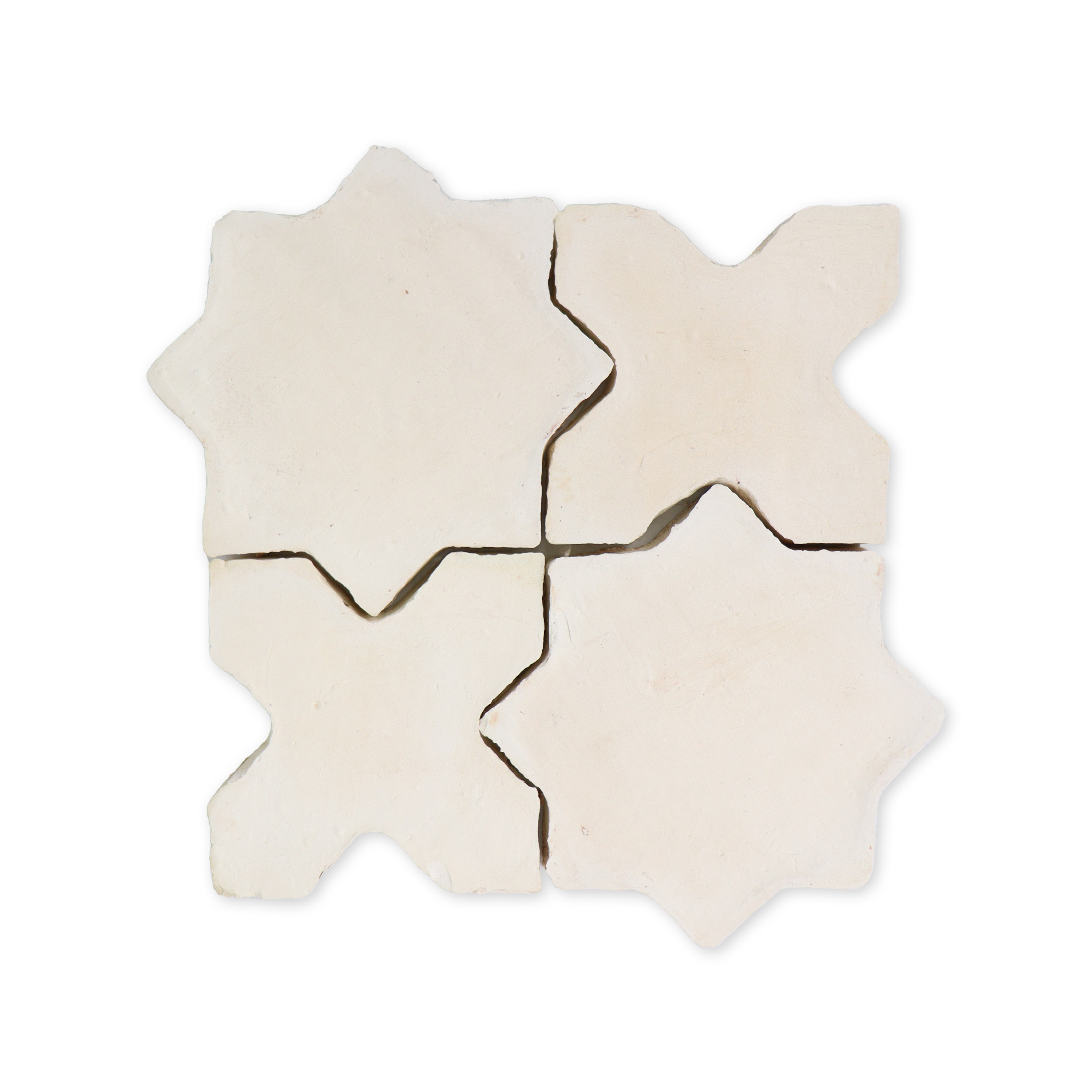 Seville White Estrella X 10x10 Terracotta Tile