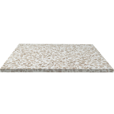 Bianco Botticino 16x16 Terrazzo Tile