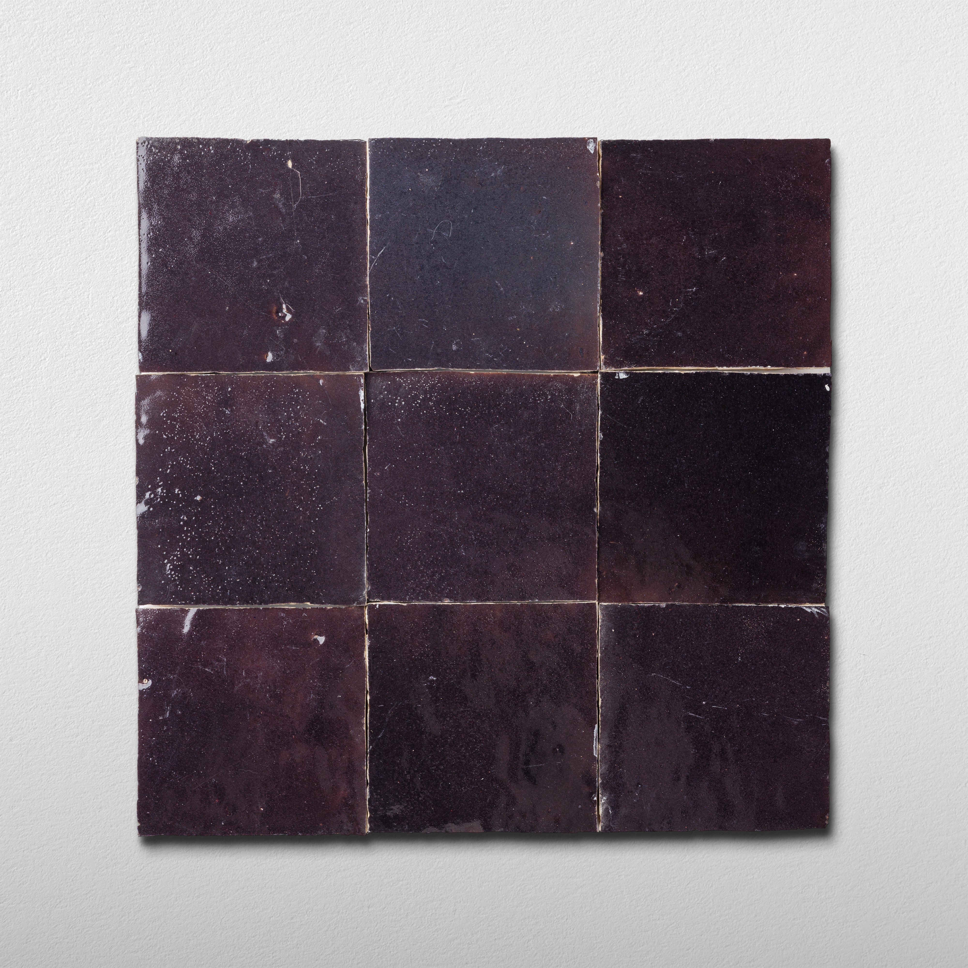 Handmade Moroccan Zellige 4x4 Purple Fig Terracotta Tile – Tiles
