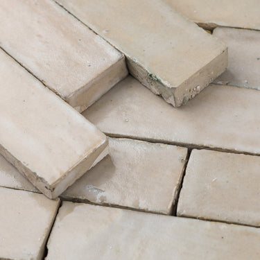Handmade Moroccan Zellige 2x6 Soil Bejmat Terracotta Tile