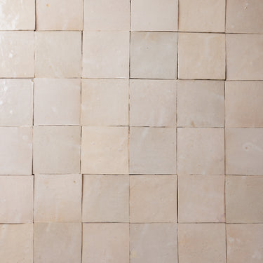 Handmade Moroccan Zellige 4x4 Lavender Blush Terracotta Tile