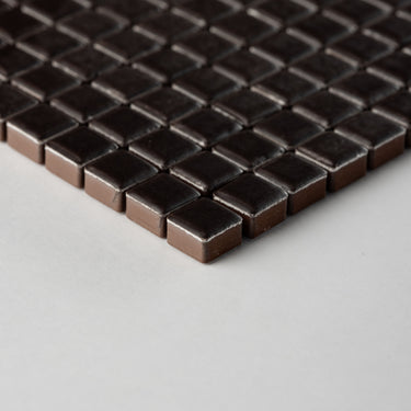 Quadrati Piccoli | Mississippi Mud 1/2x1/2" Square Matte Mosaic Tile