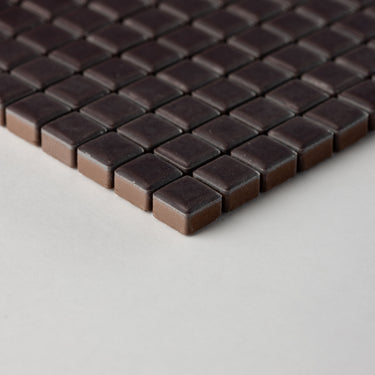 Quadrati Piccoli | Deep Mulberry 1/2x1/2" Square Matte Mosaic Tile