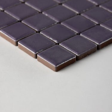 Quadrati Mezzo | Royal Purple 1x1" Square Matte Mosaic Tile