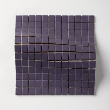Quadrati Mezzo | Royal Purple 1x1" Square Matte Mosaic Tile
