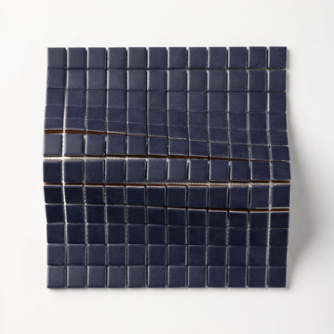 Quadrati Mezzo | Prussian Night 1x1" Square Matte Mosaic Tile