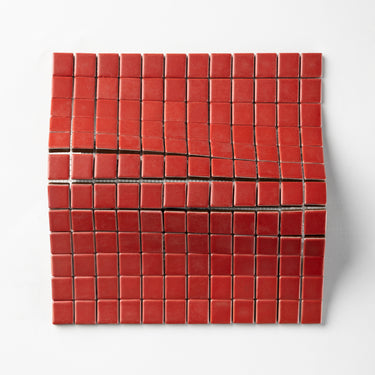 Quadrati Mezzo | Jasper Stone 1x1" Square Matte Mosaic Tile