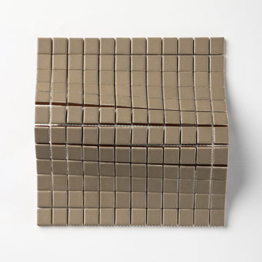 Quadrati Mezzo | Dried Thyme 1x1" Square Matte Mosaic Tile