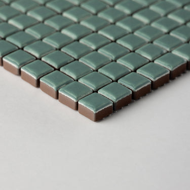 Quadrati Piccoli | Cadet Blue 1/2x1/2" Square Matte Mosaic Tile