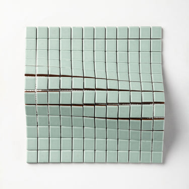 Quadrati Mezzo | Meadow Blue 1x1" Square Matte Mosaic Tile