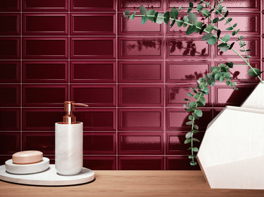 Chelsea Cranberry Red Ceramic Tile