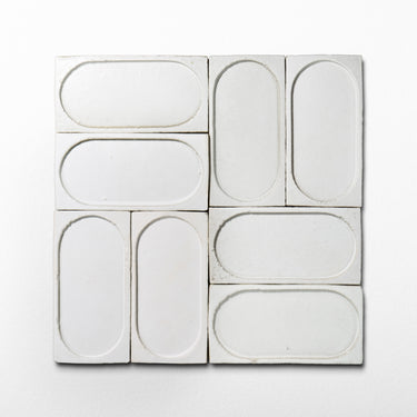 White Arco 3x6 Matte Stoneware Tile
