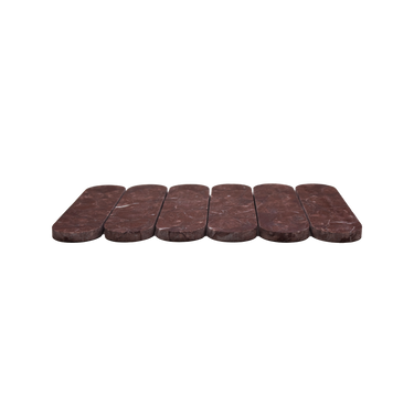 Capsule Red Ravel Marble Polished Mosaic Tile