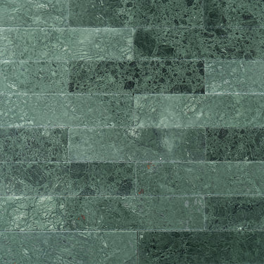 Verde Alpi Marble 3x12 Roman Tile
