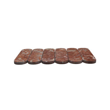 Capsule Rojo Alicante Marble Polished Mosaic Tile