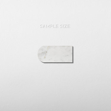 Capsule Bianco Carrara Marble Honed Mosaic Tile