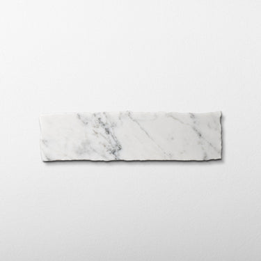Bianco Carrara Marble 2x8 Roman Tile