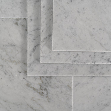 Bianco Carrara Marble 12x12 Roman Tile