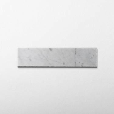 Bianco Carrara Marble 3x12 Roman Tile