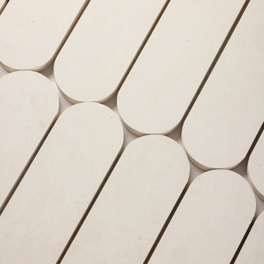 Capsule Beige Limestone Honed Mosaic Tile