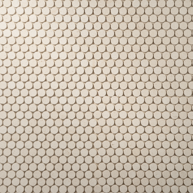 Moneta 1" Beige Limestone Honed Mosaic Tile