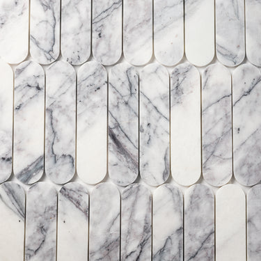 Capsule Lilac Marble Honed Mosaic Tile