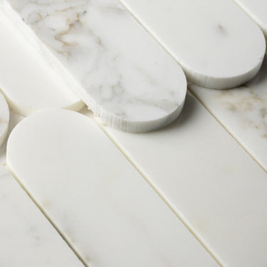 Capsule Calacata Gold Marble Polished Mosaic Tile
