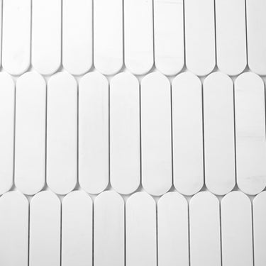 Capsule Bianco Dolomite Marble Honed Mosaic Tile
