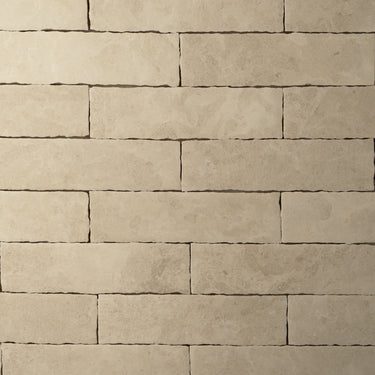 Savoy Beige Limestone 2x8 Roman Tile