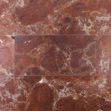 Ceppo Rosso di Sicily Marble 12x24 Honed Field Tile
